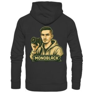 MonoBlack Vision - Premium Unisex Hoodie