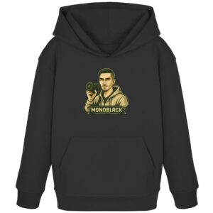 MonoBlack Vision - Kids Organic Hoodie