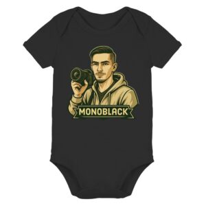 MonoBlack Vision - Organic Baby Bodysuit